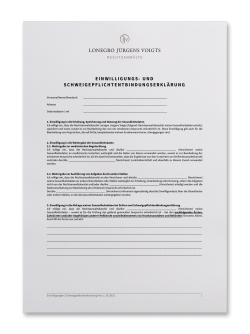 Einwilligungs-und-Schweigepflichtentbindungserklärung