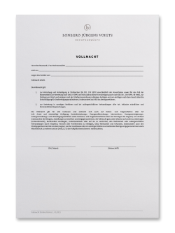 Vollmacht Strafrecht