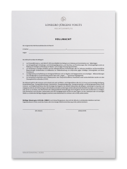 Vollmacht Zivilrecht
